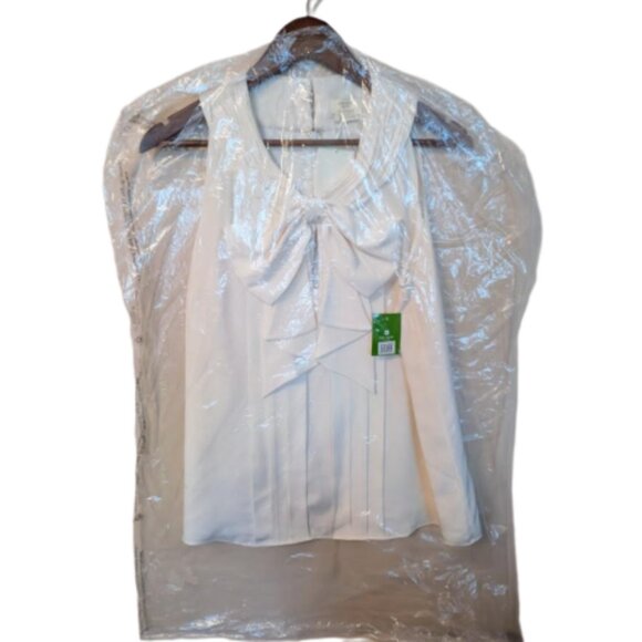 NWT Kate Spade 100% Silk Lucinda Cream Sleeveless Blouse Top Size L - Picture 12 of 12